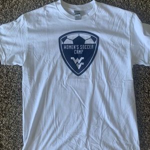 WVU womens soccer t shirt medium  West Virginia